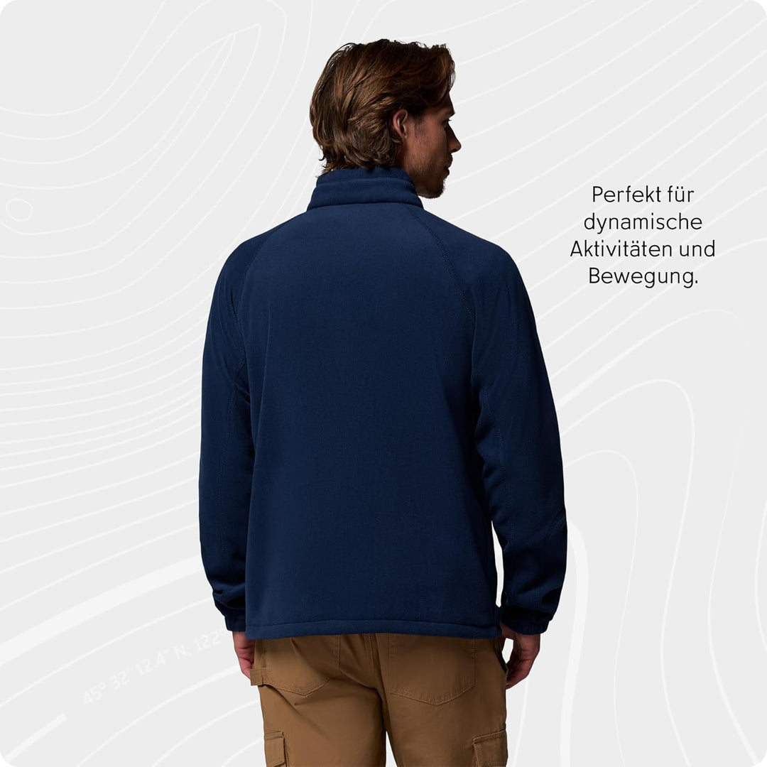 Columbia Fleece-Jacke mit durchgehendem Reissverschluss für Herren, FAST TREK II FULL ZIP FLEECE, Po