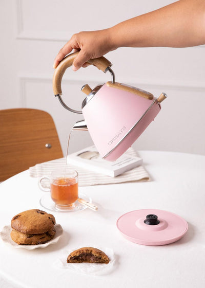 CREATE/PACK TOAST RETRO + KETTLE RETRO M/Rosa Toaster und Wasserkocher/Wasserkocher 1 L 1L - Retro R