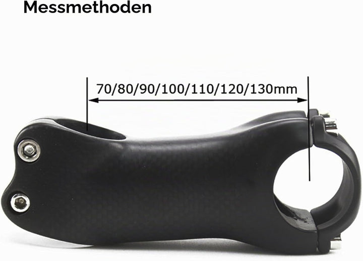 RXL SL Carbonfaser rennrad vorbau Ø 31.8, Carbon vorbau rennrad 6/17grad 70/80/90/100/110/120/130mm