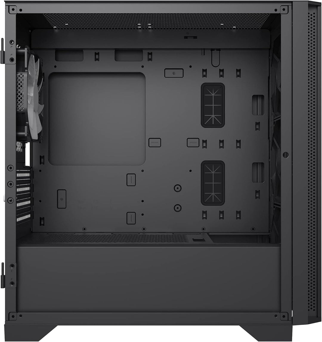 Montech Air 100 ARGB, Micro-ATX, gehärtetes Glas, Schwarz Air 100mATX Schwarz, Air 100mATX Schwarz