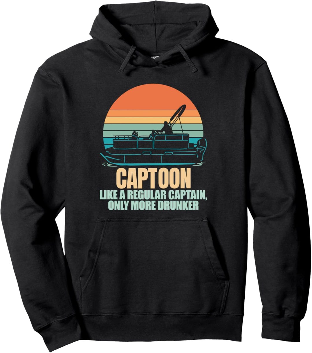 Kapton Like A Regular Captain Only Trunker, lustiges Boot Meme Pullover Hoodie