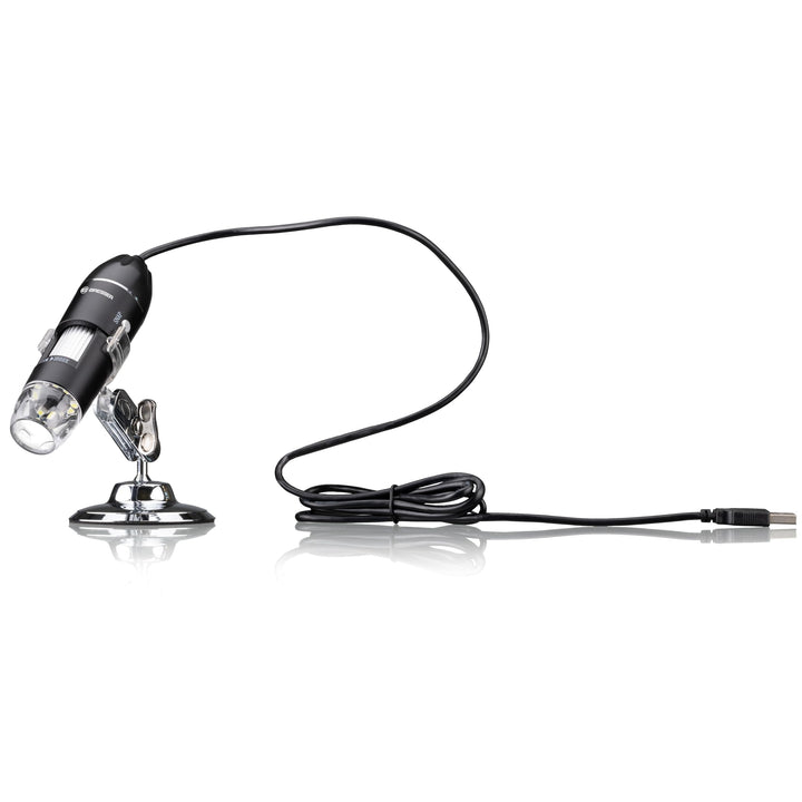 Bresser USB Digitalmikroskop 50-1000x Zoom Full HD Kamera 8 LED dimmbar Messfunktion Handmikroskop i