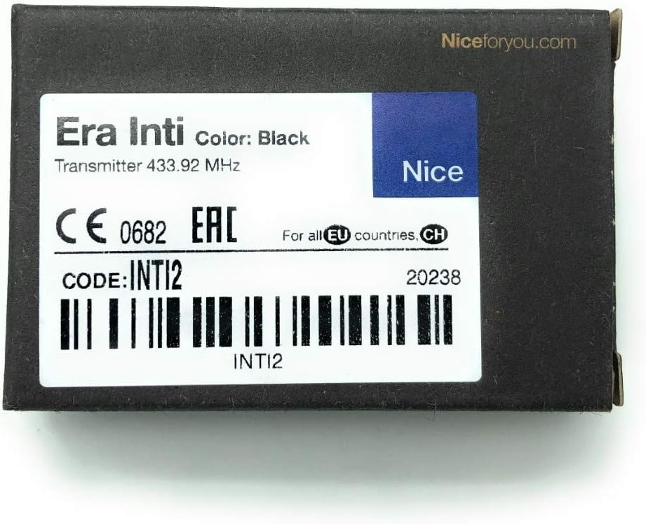 Fernbedienung Nice Era INTI - INTI2 - Schwarz