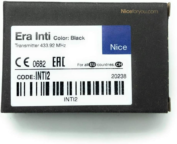 Fernbedienung Nice Era INTI - INTI2 - Schwarz