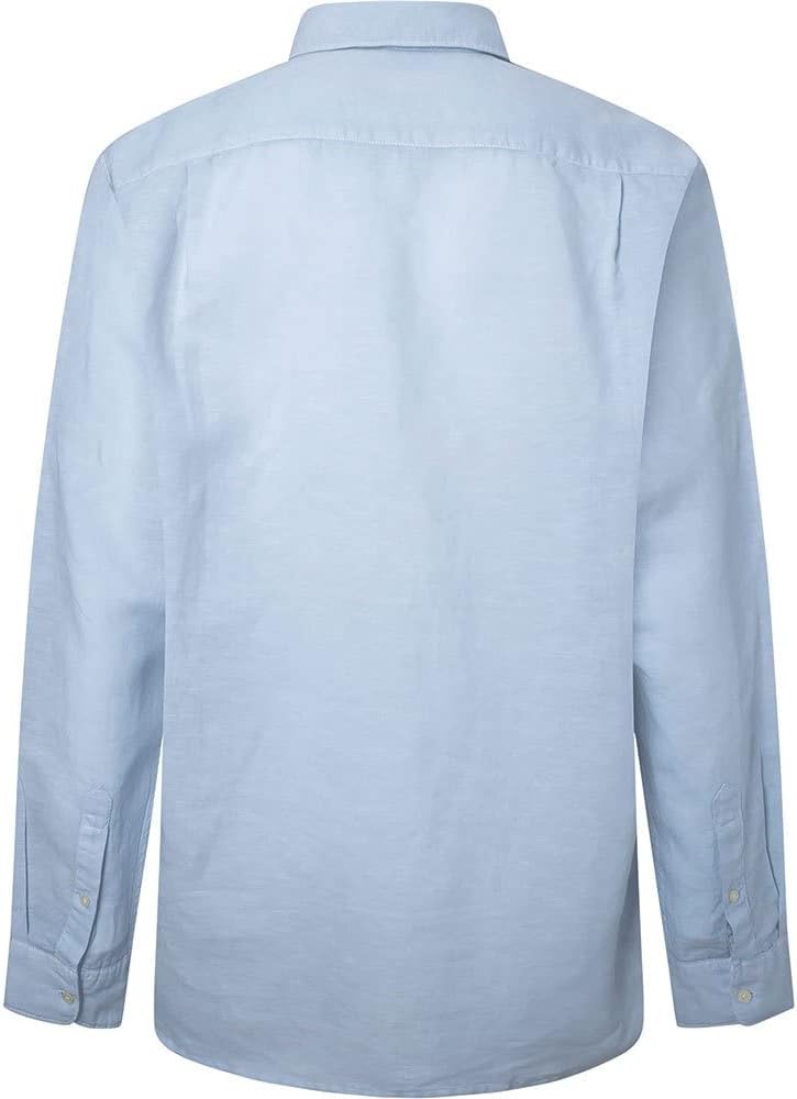 Pepe Jeans Herren Parker Shirt M Blue (Bleach Blue), M Blue (Bleach Blue)