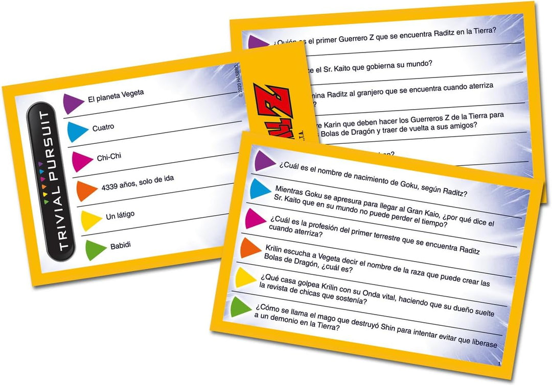 Gewinner Bewegungen Dragon Ball Z Trivia Bite Brettspiel - Mehrfarbig Spanisch Version 20009004098