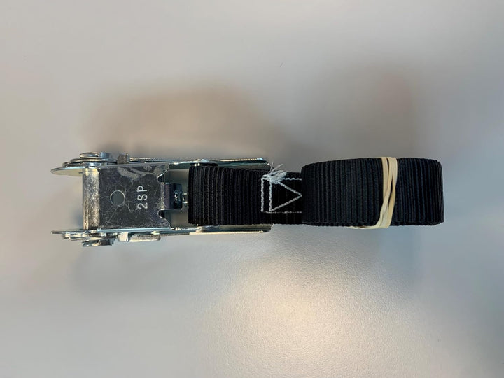 Spanngurte mit Ratsche, Länge 1,5 m, Breite 25 mm, 100% Polyester, robust und hochwertig, für Motorr