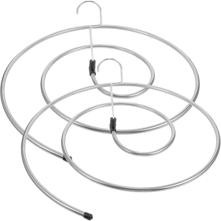 Garneck 2 x drehbare und platzsparende Wäscheständer aus Edelstahl, spiralförmig, zum Trocknen von D