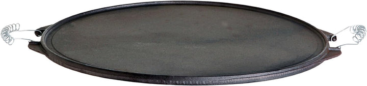 Paella World International Gusseisengrillplatte Light, Schwarz, Ø 25 cm, Ø 25 cm