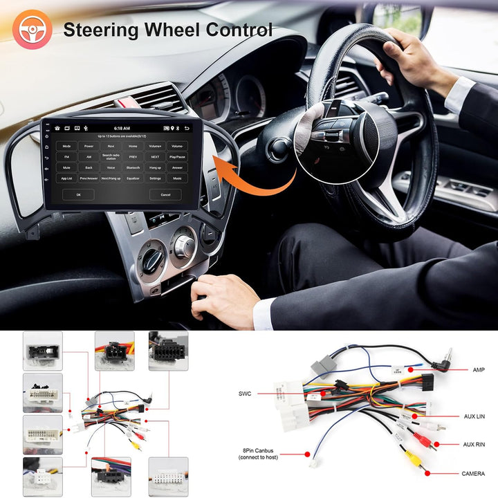 Hodozzy 2G+64G Android Autoradio für Nissan Juke J15 2010-2019/YF15 Infiniti ESQ 2011-2017 Carplay A