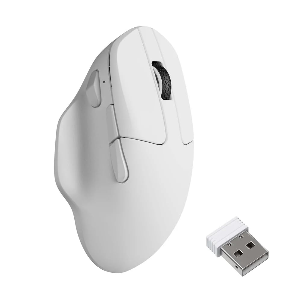 Keychron M7 8K Kabellose Gaming Maus – PixArt 3950 Sensor, 30000 DPI, 2.4G/Bluetooth/USB-C, 63g Ultr