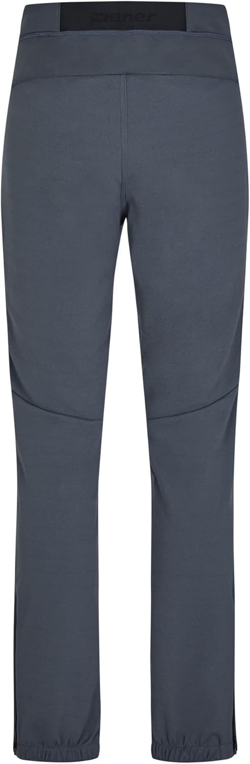 Ziener Herren Softshell-Hose, Langlauf | Winddichte Vorderseite, elastische Rückseite Nebil 52 Ombre