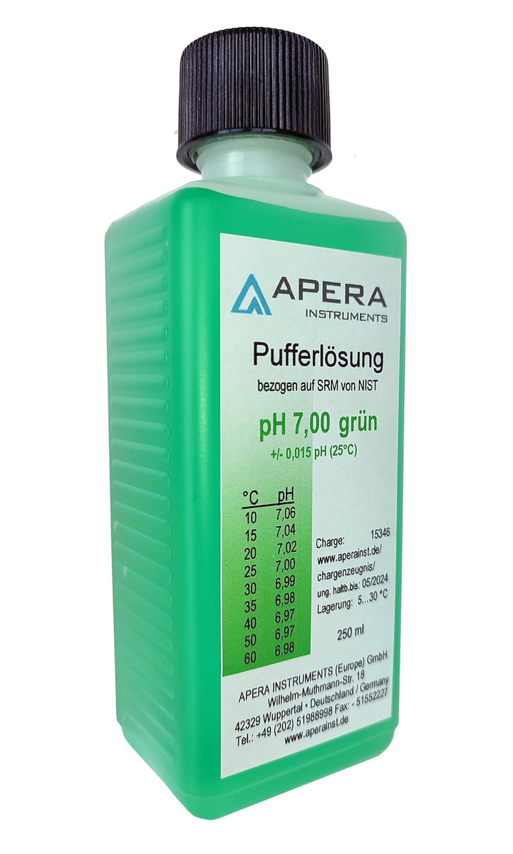 Apera Instruments 201-C kombinierte pH-Elektrode, BNC Anschluss, Polycarbonat/Glas, AI1301 & pH-Kali