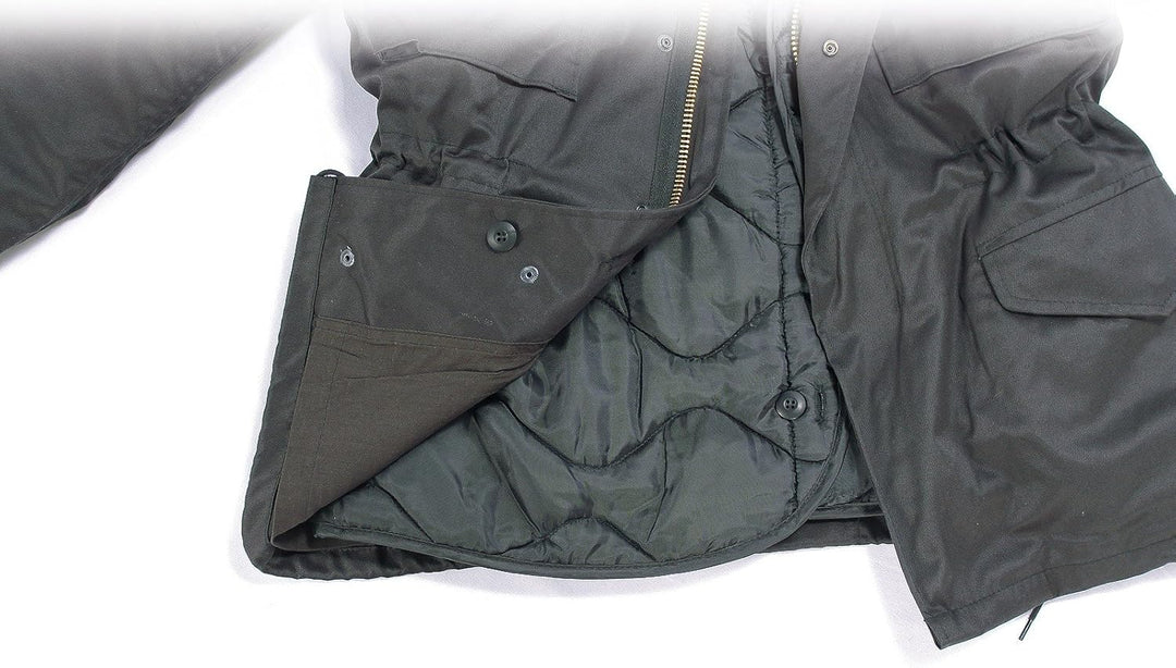 Mil-Tec Unisex Us M65 Jacke, Schwarz