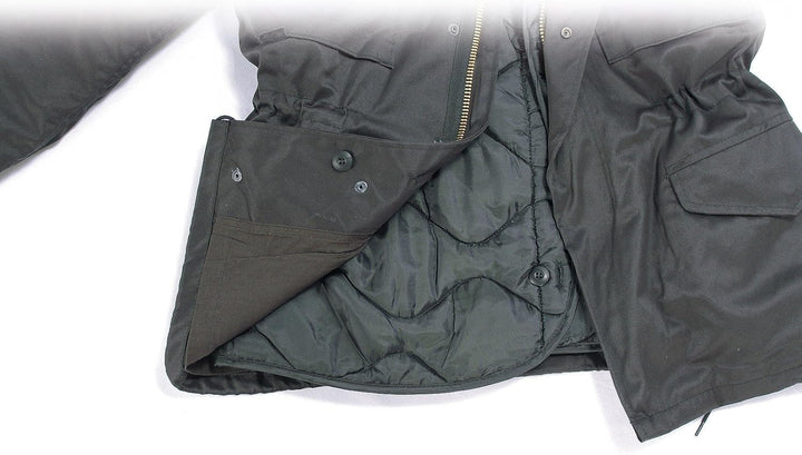 Mil-Tec Unisex Us M65 Jacke, Schwarz