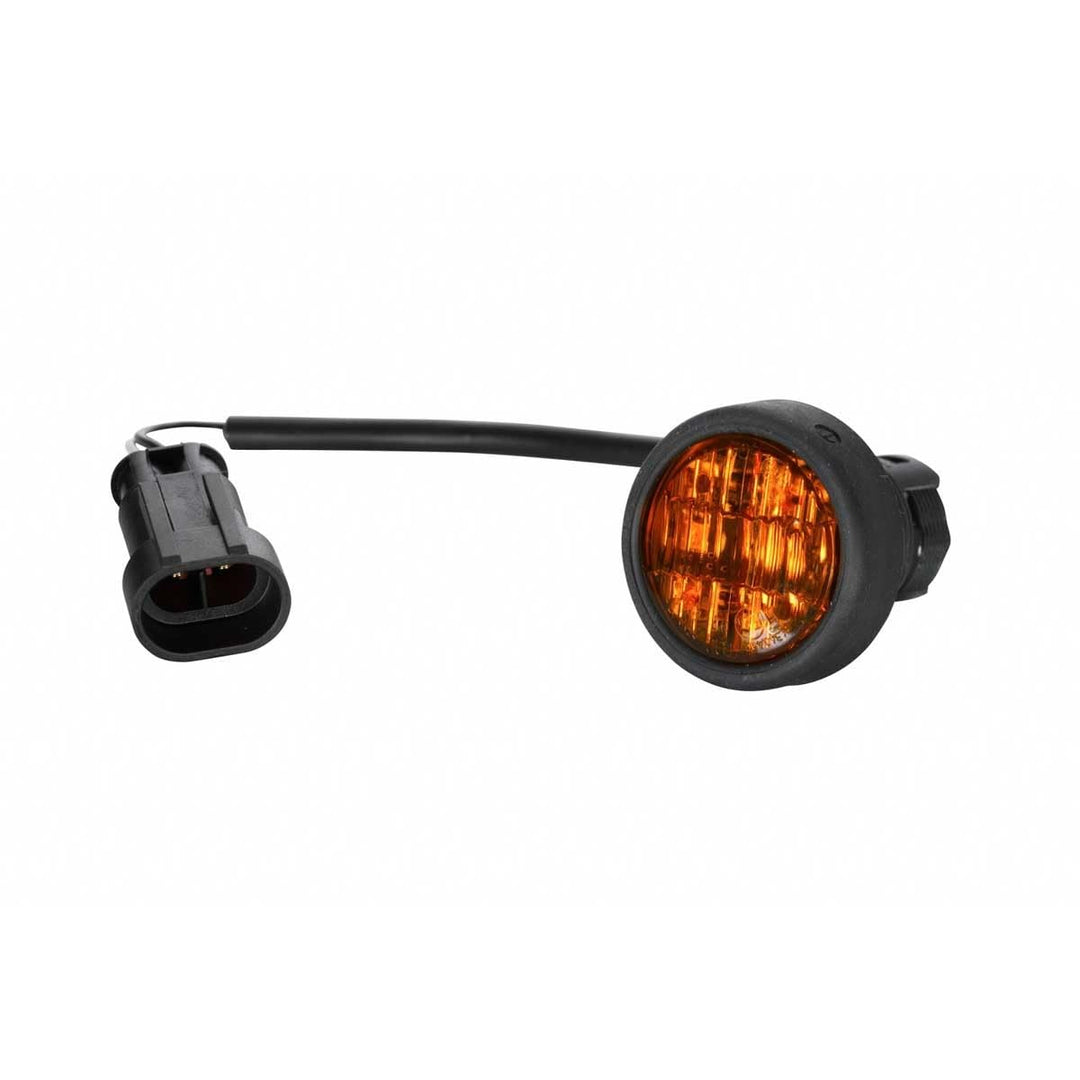 HELLA - Zusatzblinkleuchte - LED - 12V - Einbau/geklebt - Lichtscheibenfarbe: gelb - LED-Lichtfarbe: