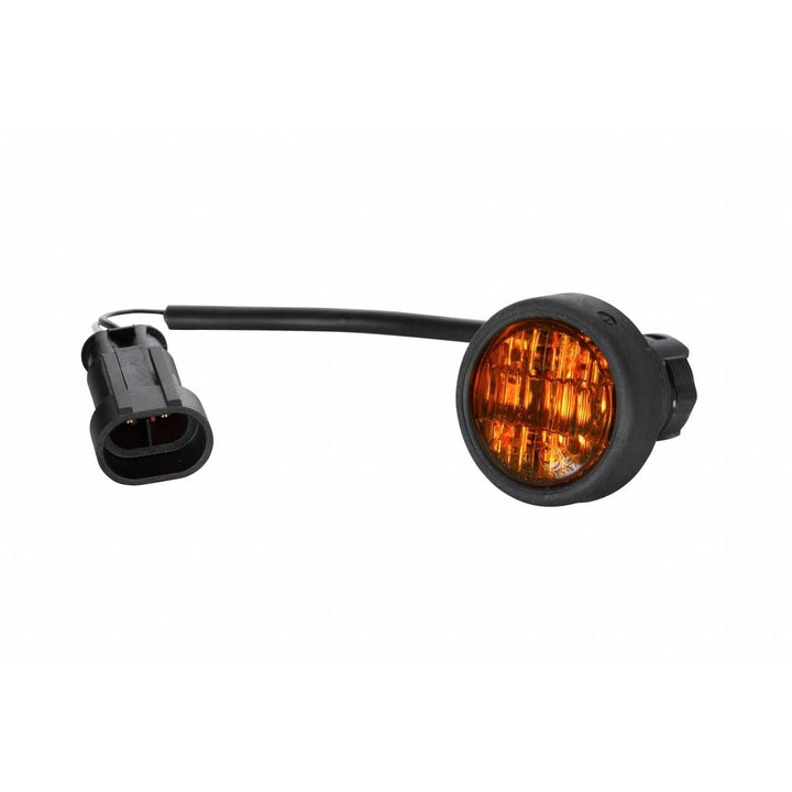 HELLA - Zusatzblinkleuchte - LED - 12V - Einbau/geklebt - Lichtscheibenfarbe: gelb - LED-Lichtfarbe: