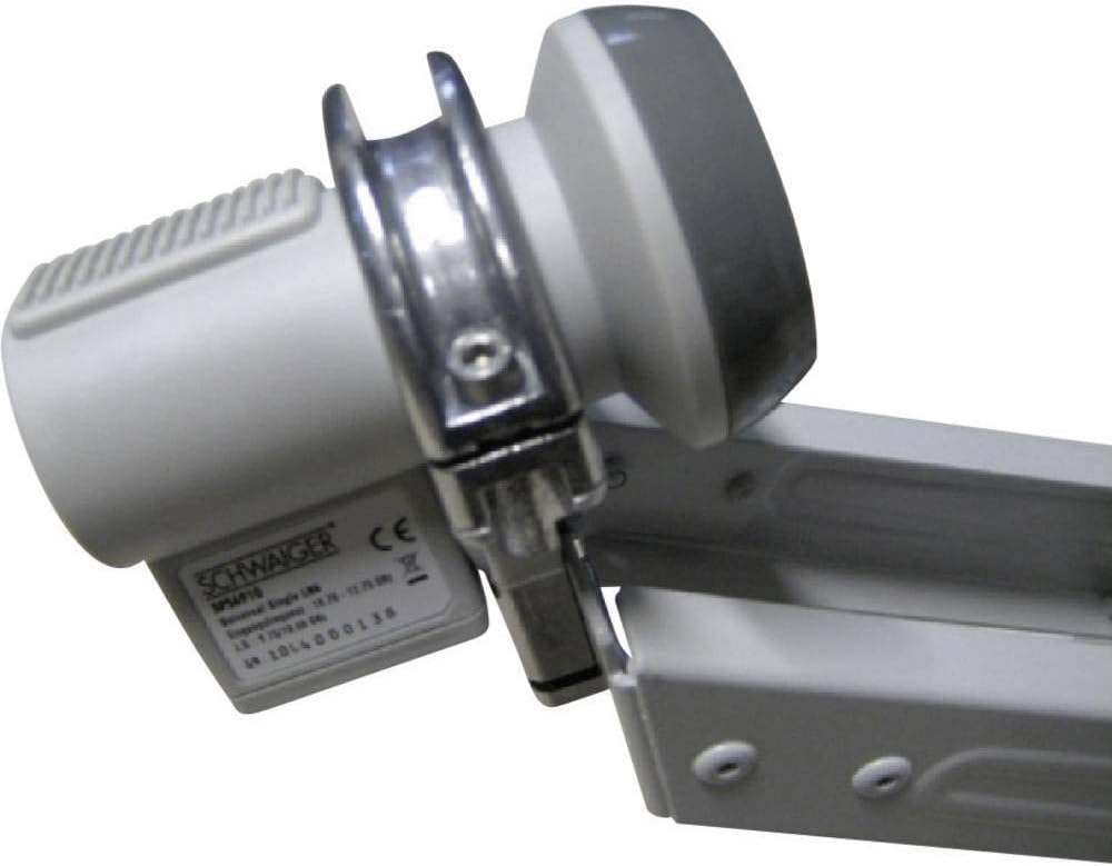 Schwaiger SPI085PA011 Aluminium Offset-Antenne 85 cm, Premiumklasse, anthrazit, Anthrazit