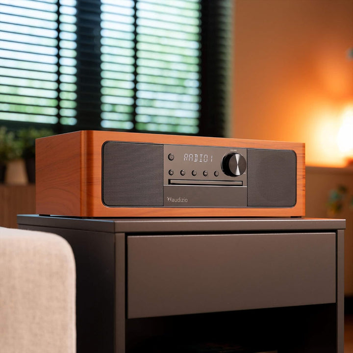 Audizio Lunata - DAB Radio mit CD Player, 100W Stereoanlage mit CD & Bluetooth 5.3 - Musikanlage mit