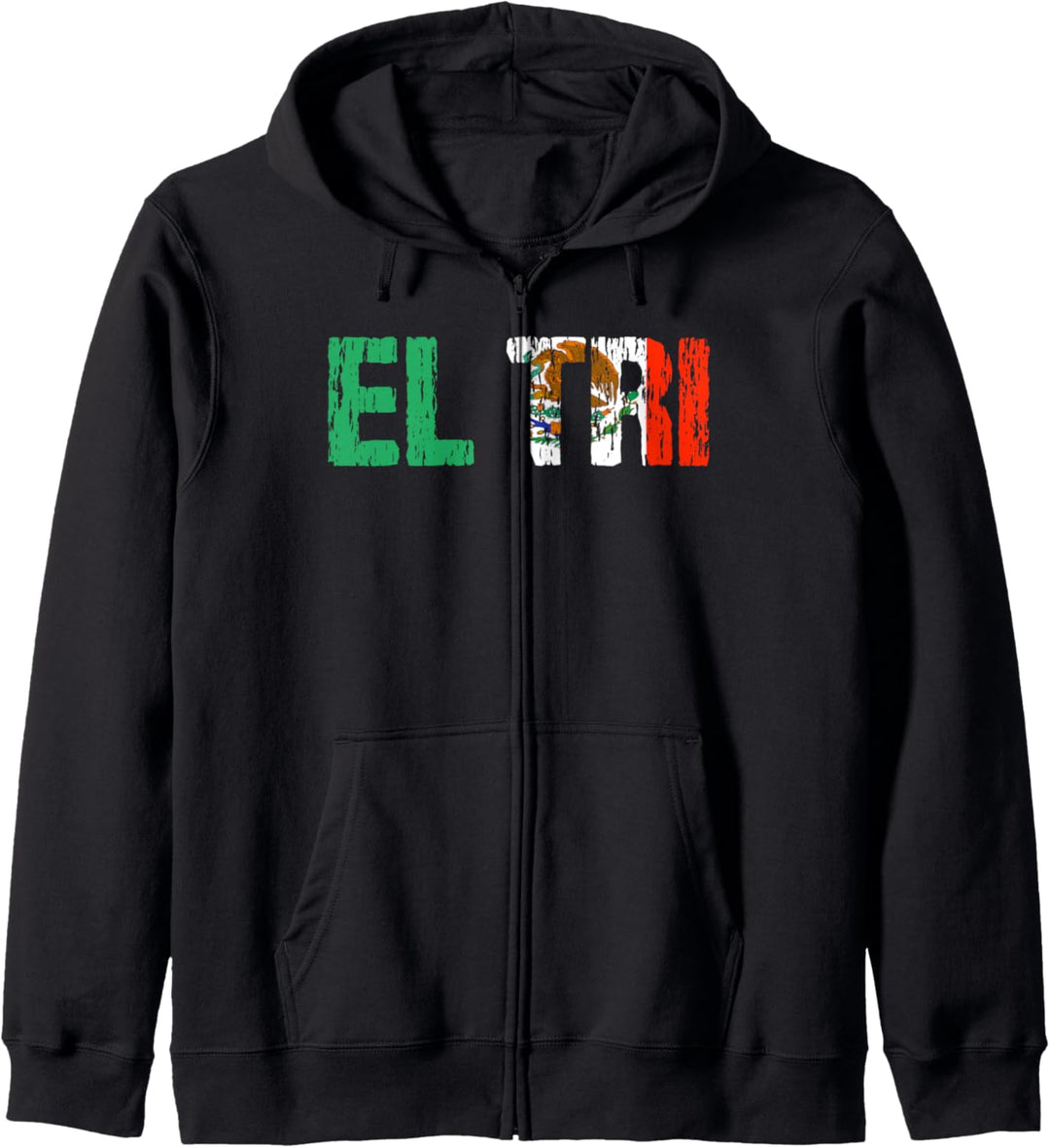 El Tri Mexico Soccer Fan Futbol Distressed Flag Gift Kapuzenjacke