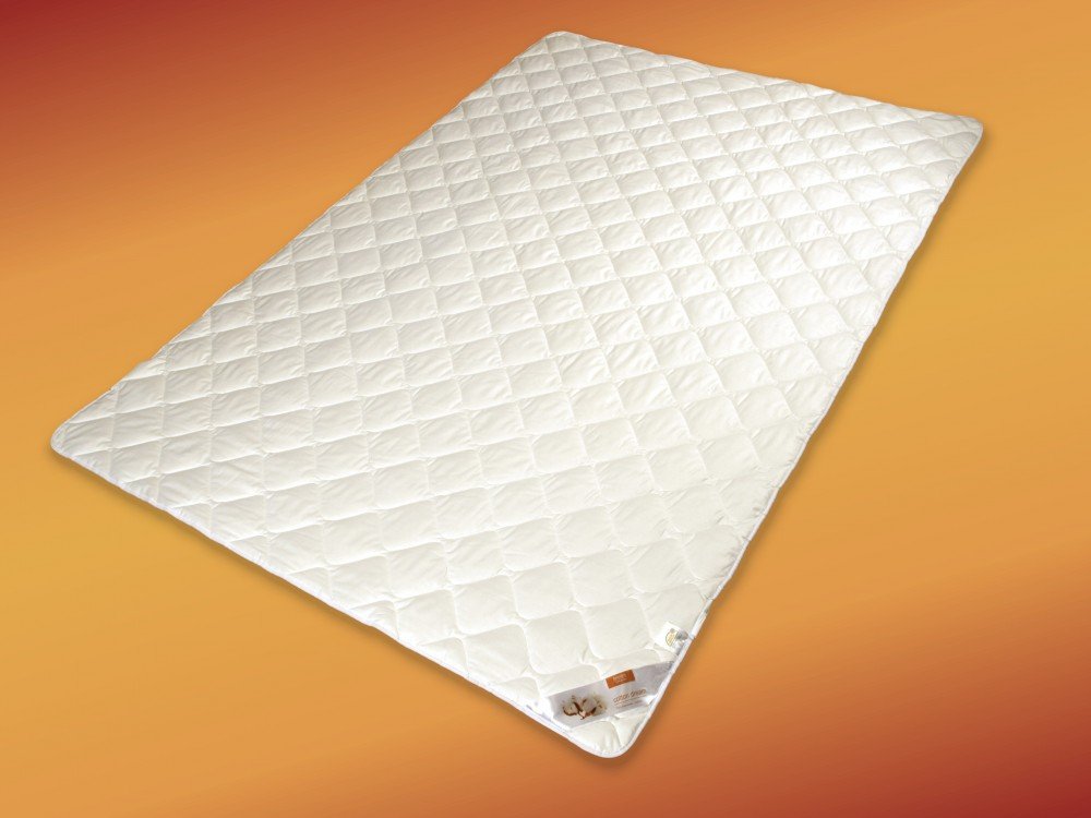 GARANTA Matratzenauflage 100x200cm 100% Baumwolle Kochfest Made Germany 100 x 200 cm, 100 x 200 cm