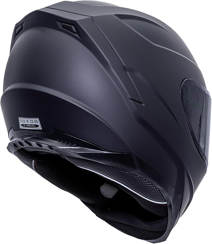 Broken Head BeProud Sport Rot Ltd Motorradhelm - Schlanker Integralhelm Mit Klarem + Schwarzem Visie