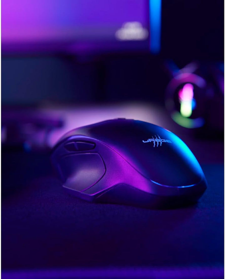 uRage Gaming-Maus Reaper 410, kabelgebundene Maus mit 7 programmierbaren Tasten, bis zu 12.000 DPI,