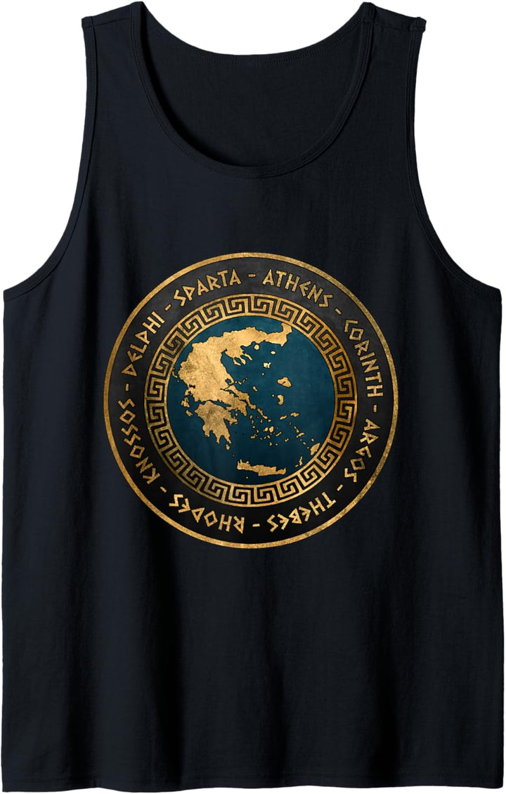Altgriechische Städte des antiken Griechenlands Tank Top