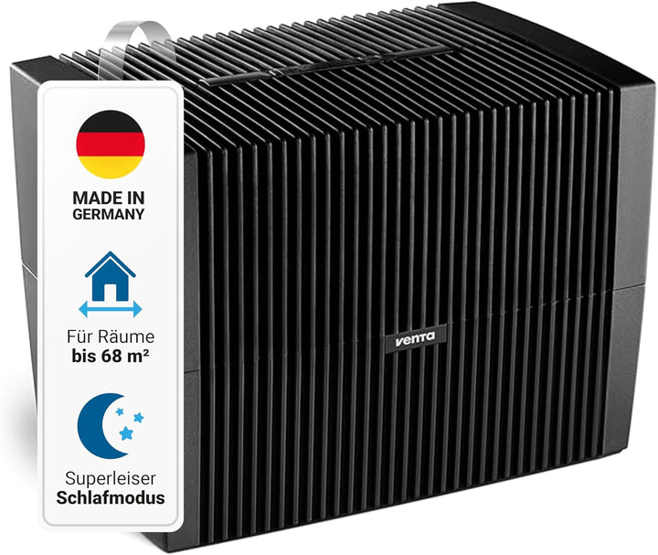Venta Luftbefeuchter LW45 Classic Original, sehr leise 20 dB(A), energieeffizient 2 Watt, hygienisch
