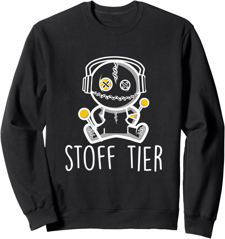 Stofftier Drogen Techno Hardtekk Tekk Rave Sweatshirt