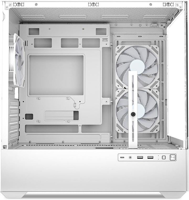 Sharkoon MK6 RGB PC Gehäuse, Micro-ATX, Weiss