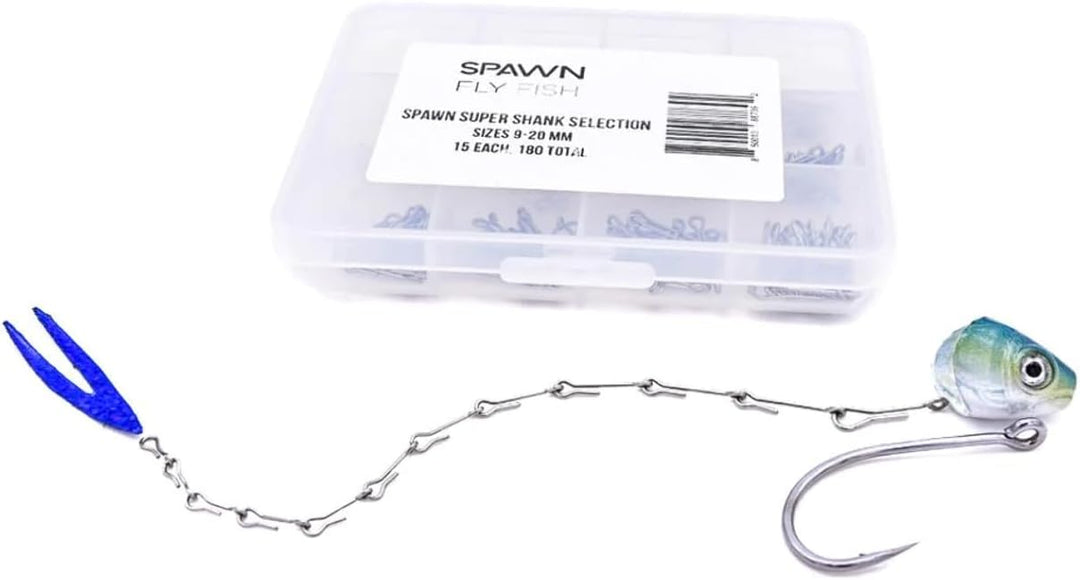 Spawn Fly Fish Fliegenbinden Gelenkschäfte 9-20 mm 180 Pack, 9-20 mm 180 Pack