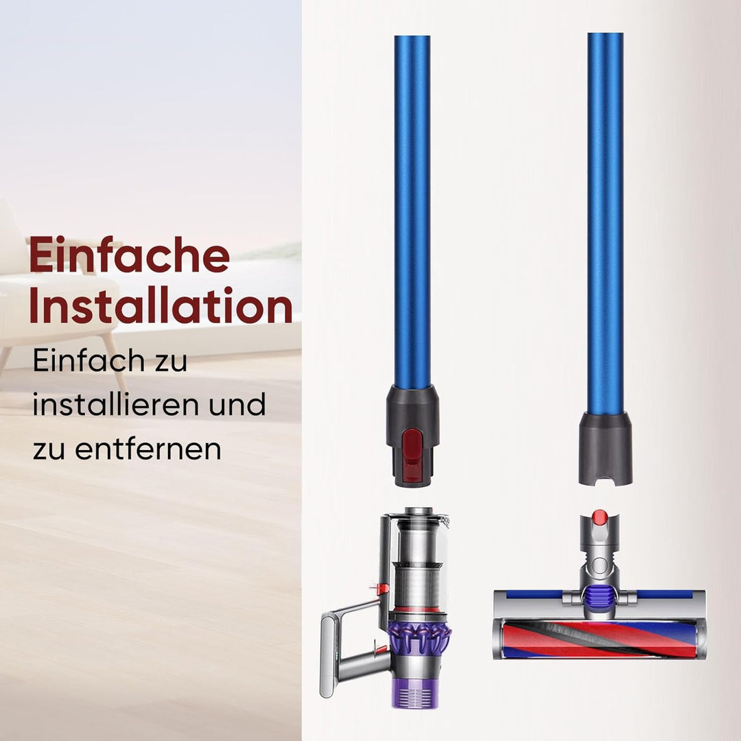 Verlängerungsrohr für Dyson V11 V15 V10 V8 V7 Stabstaubsauger,Ersatz Teleskoprohr Schnellspanner Ver