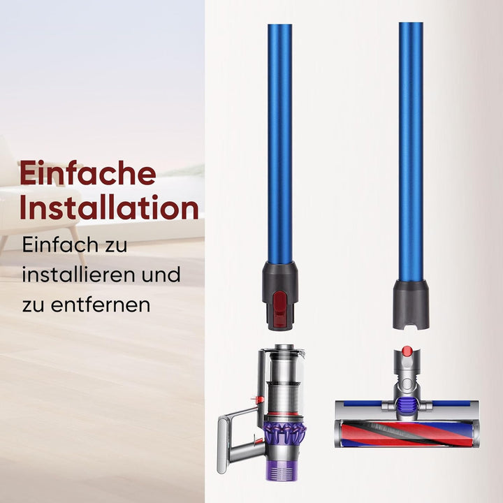 Verlängerungsrohr für Dyson V11 V15 V10 V8 V7 Stabstaubsauger,Ersatz Teleskoprohr Schnellspanner Ver