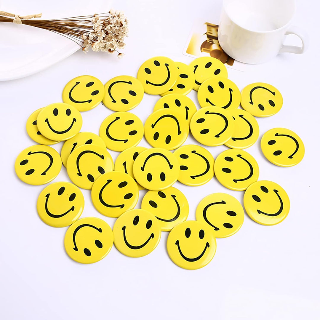 100 Stück 75mm Leere Schaltfläche Abzeichen Button Abzeichen Teile Set Runde Knopfteile Supplies But