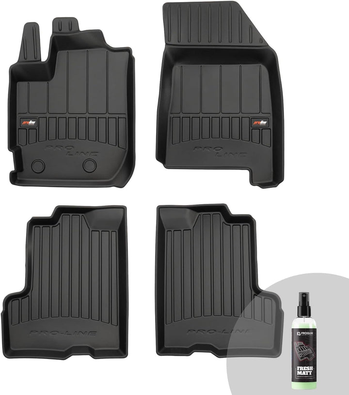 FROGUM ProLine 3D Gummimatten Exklusiven Auto Fussmatten Autofussmatten für Dacia Duster II ab 2017