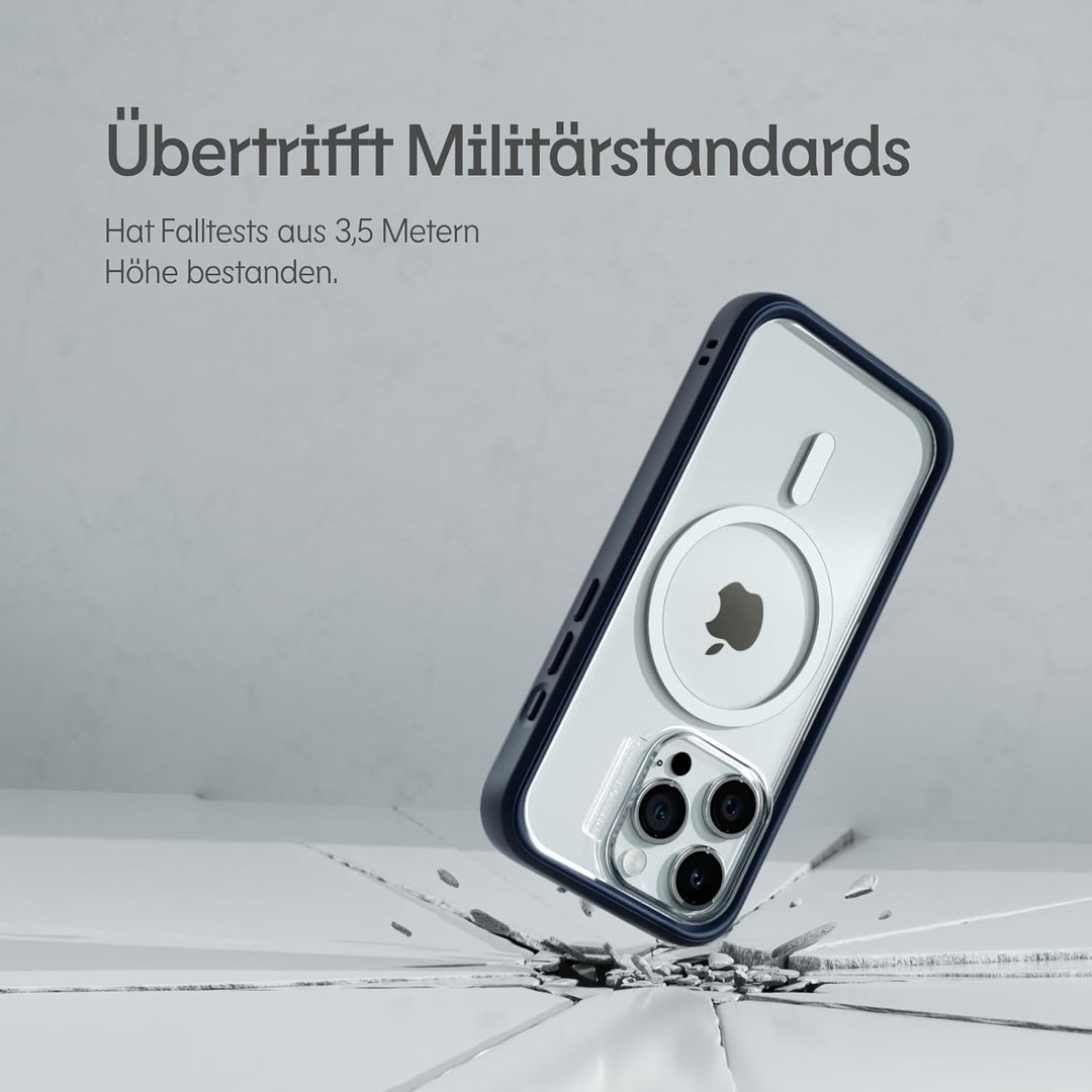 RhinoShield Modulares Case kompatibel mit MagSafe für [iPhone 15 Pro Max] | Mod NX - Überragender Ma