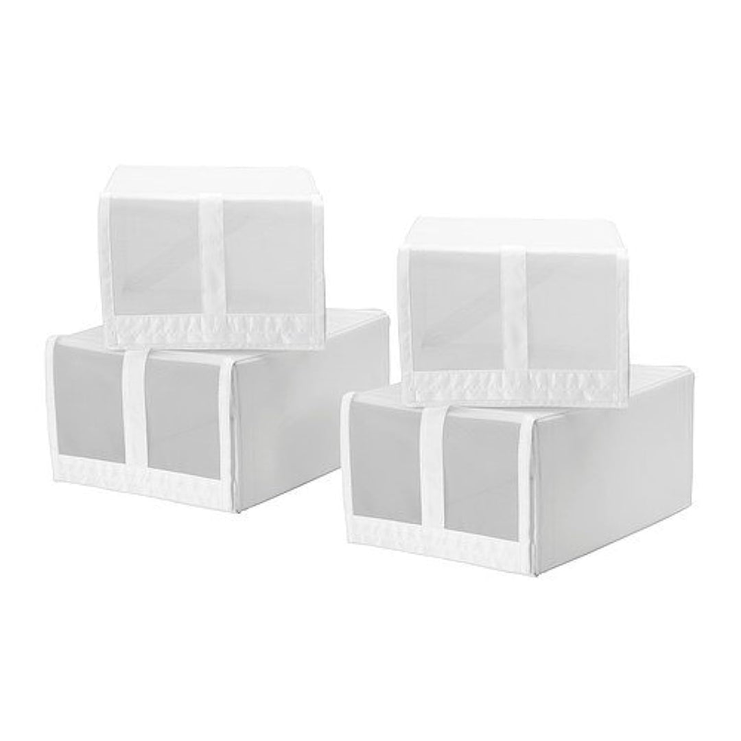 Schuh box SKUBB Hängeaufbewahrung/Weiss, 22 x 34 x 16 cm, leicht zu öffnen und Fenster schliessen al