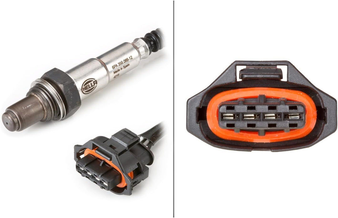 HELLA 6PA 358 066-121 Lambdasonde - 4-polig - Kabel: 350mm