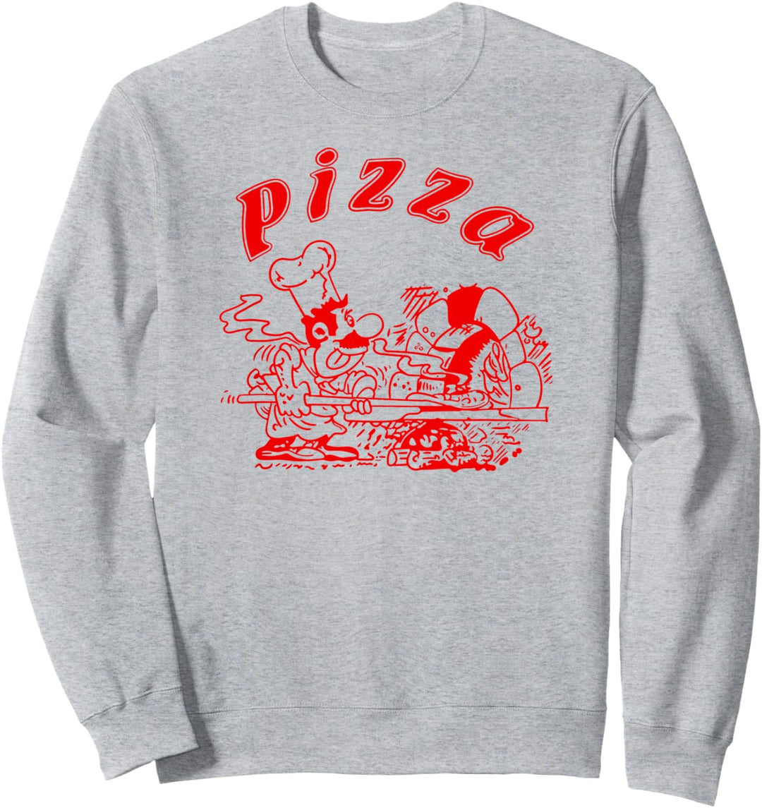 Pizza Liebe Pizzaschachtel Italiano Italien Fun Karton Pizza Sweatshirt