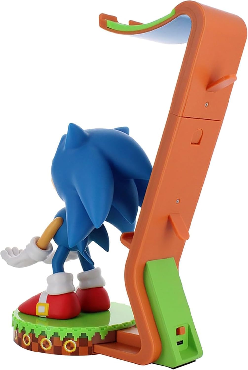 Exquisite Gaming: SEGA: Sonic Deluxe – beleuchteter Kopfhörerständer, Gerät, Controller und Telefons