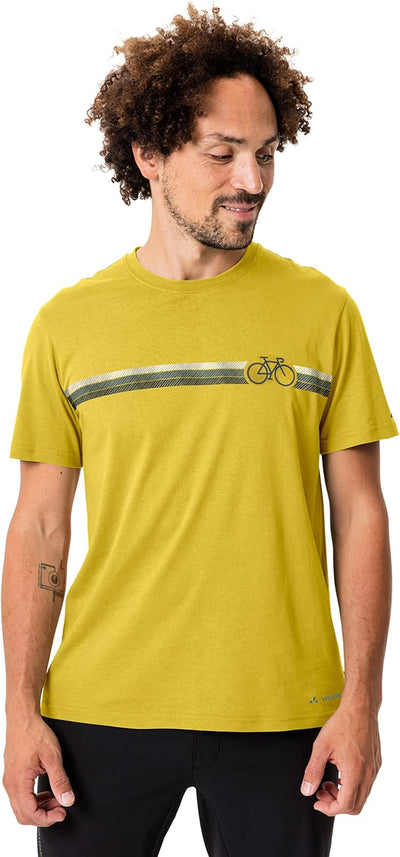 Vaude Herren Men's Cyclist T-Shirt V T-Shirt S Dandelion, S Dandelion