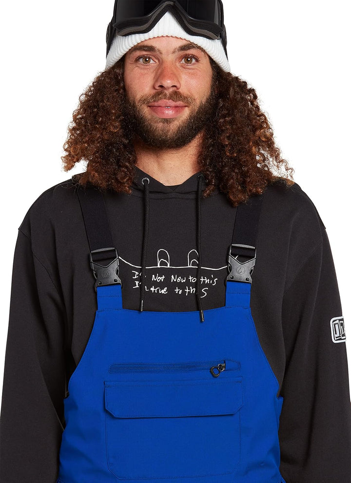 Volcom Herren Roan Bib Overall Bergsteigeranzug L Bright Blue, L Bright Blue