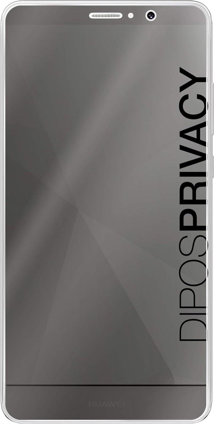 dipos I 2-Wege Blickschutzfolie kompatibel mit Huawei Mate 9 (Im Hochformat) 2 Stück I Sichtschutz-F