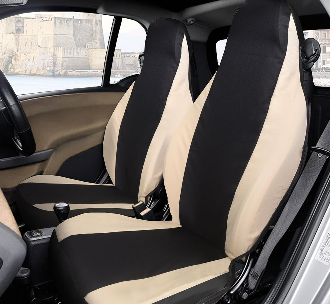 Auto Accessori Lupex Autositzbezüge kompatibel mit Smart fortwo 450 451 und 453 1 2 3 Serie Stoff Po