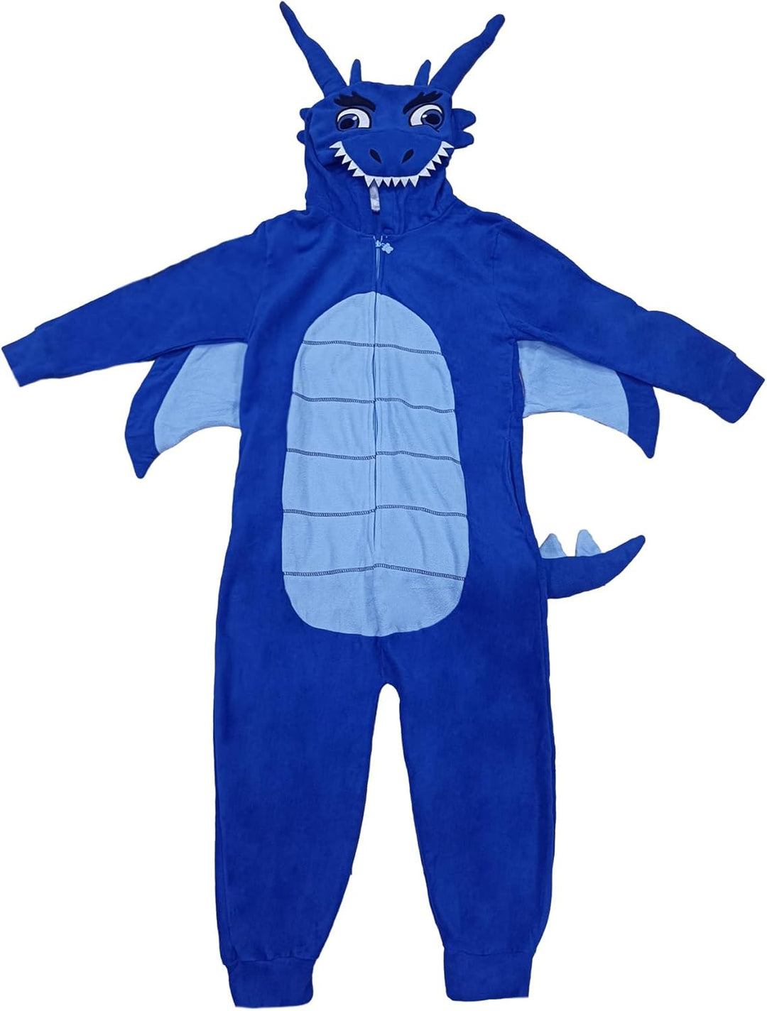 Focupaja Drache Onesie Erwachsene Tier-Cosplay Halloween Pyjamas Kostüme Teenager-Overall Einteiler