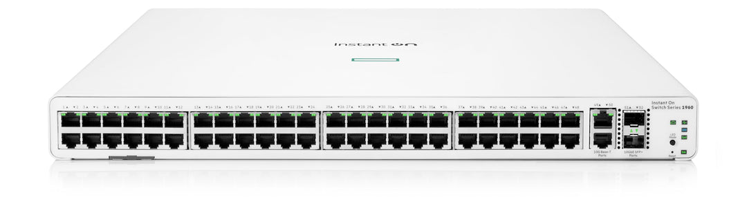 Hewlett Packard Enterprise ruba Instant On 1960 Rackmount Gigabit Smart Stack Switch 50x RJ-45 2x SF