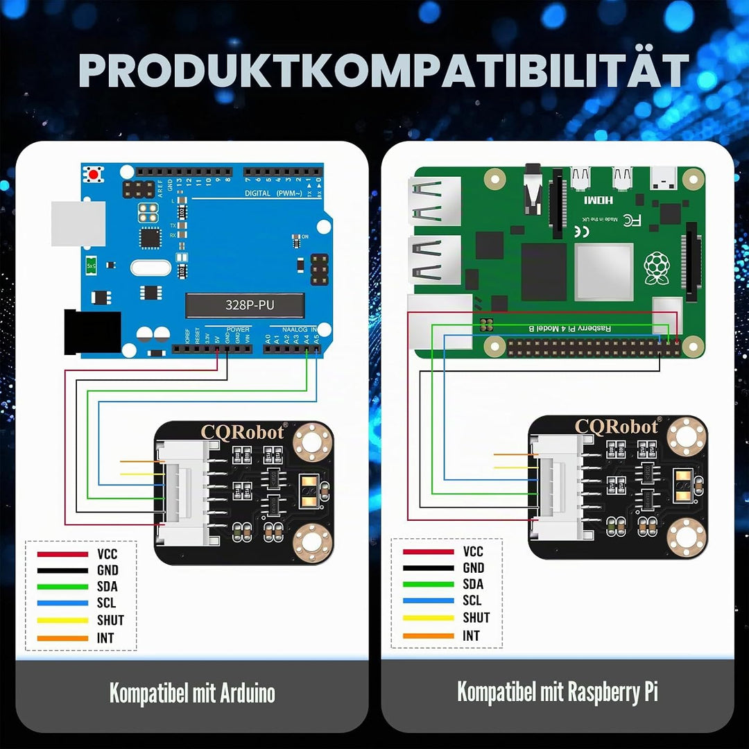 CQRobot VL53L1X der Ferne Messung Sensor(ToF) für Ferngespräche, kompatibel mit Raspberry Pi/Arduino