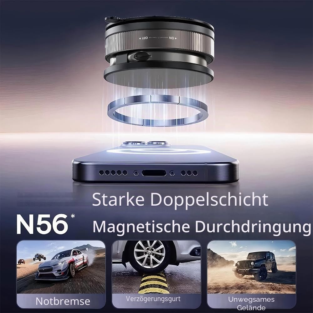 Magnethalter Handy Auto,Handyhalterung für Lüftungslöcher rund Autohalterung Mercedes Benz Schutz ge