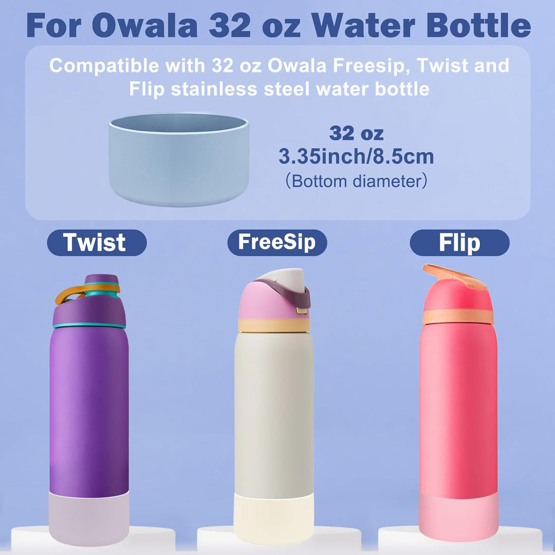 HEYSKAY Silikon-Stiefel für Owala Flask Wasserflasche, 907 ml, rutschfeste Schutzhülle für Owala Twi